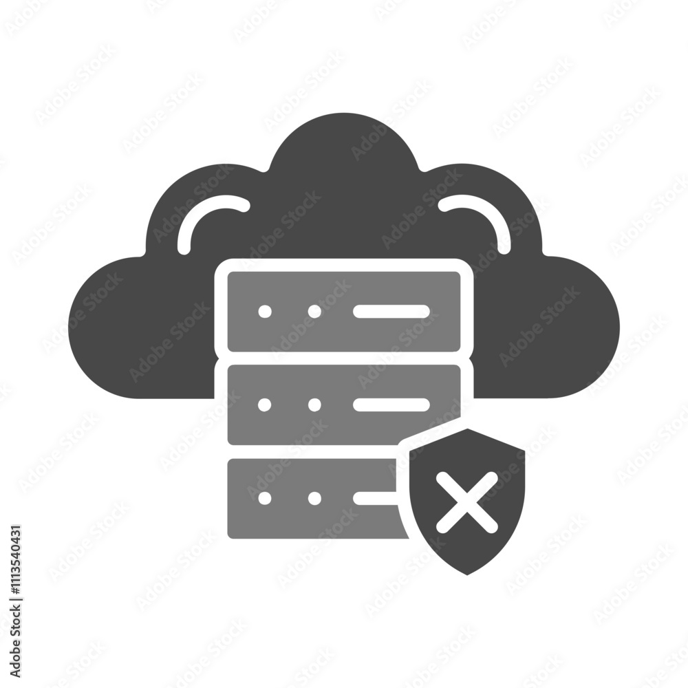 Unsecure Server Icon Unsecure Server Icon