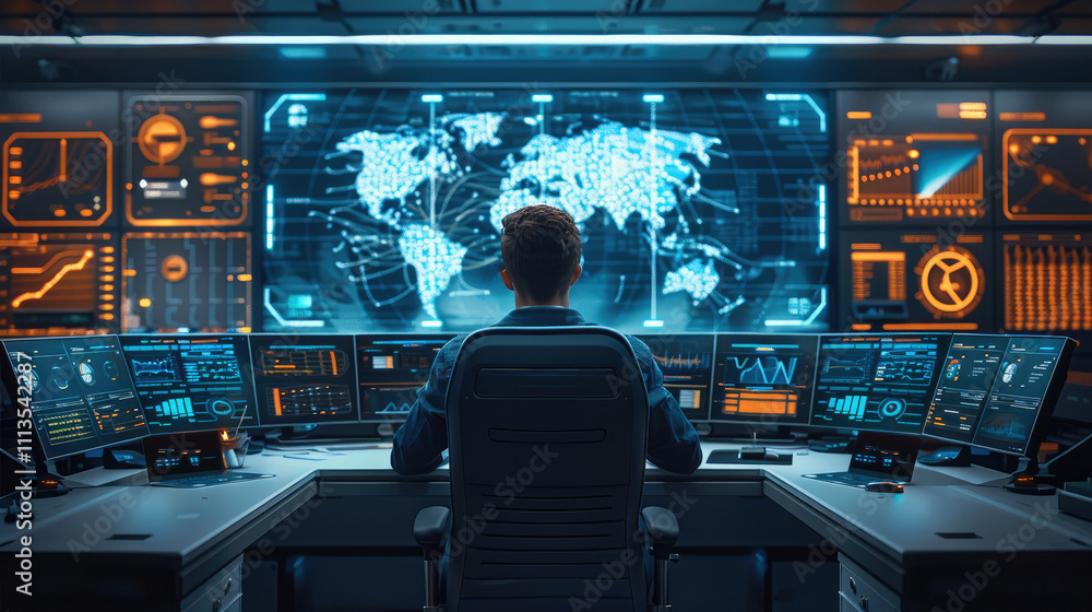 A modern tech startup creates virtual maps for undersea communication systems. Engineers sit at sleek desks surrounded by digital displays and futuristic technology, work optimize global connectivity. A modern tech startup creates virtual maps for undersea communication systems. Engineers sit at sleek desks surrounded by digital displays and futuristic technology, work optimize global connectivity.