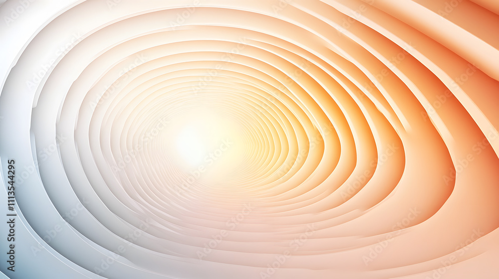 Fototapeta premium Dynamic light patterns abstract space digital art minimalist environment close-up view visual harmony and depth