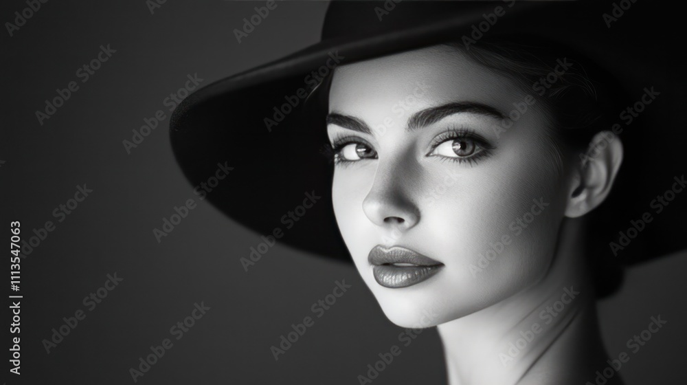 Classic portraiture in black and white capturing timeless elegance Classic portraiture in black and white capturing timeless elegance