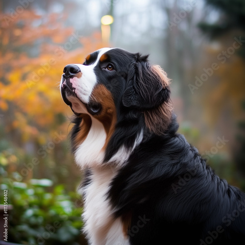 A medium shot of a majestic...