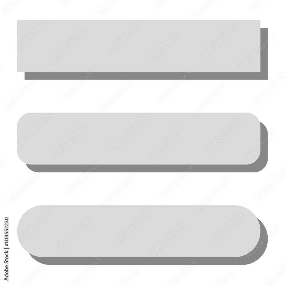 Horizontal bar icon. Geometric black lines. Vector stack symbol. Simple graphic element. Horizontal bar icon. Geometric black lines. Vector stack symbol. Simple graphic element.