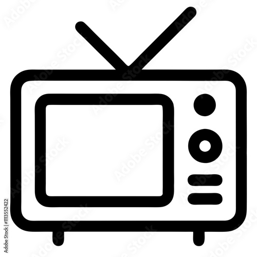 Television line icon