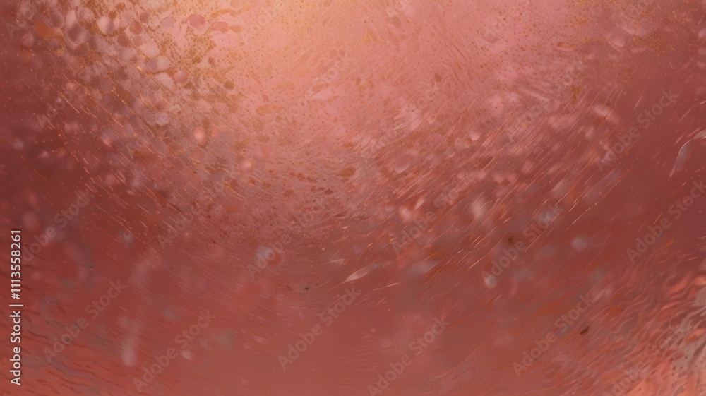 Fototapeta premium A smooth, rosy surface exudes warmth and depth, highlighted with hints of gold, creating a luxurious and elegant ambiance perfect for sophisticated designs
