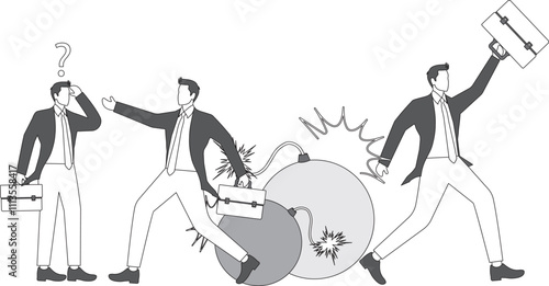 Social phobia, social distance, suspicion or mistrust, strained interpersonal relationships, bombs between every businessman
