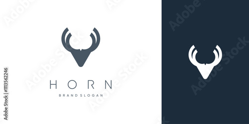 Horn logo design vector idea with modern concept