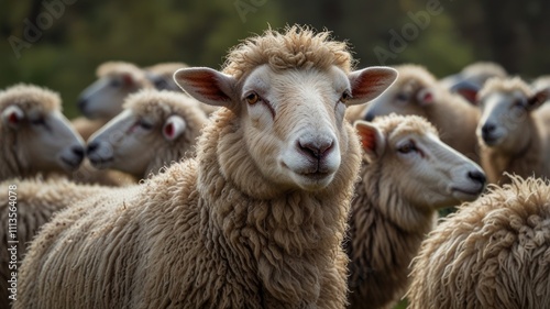  Sheep Flock photo