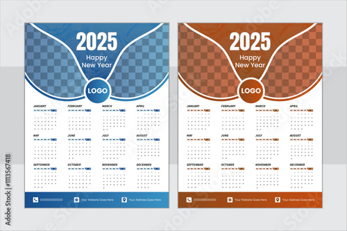 2025 modern calendar design