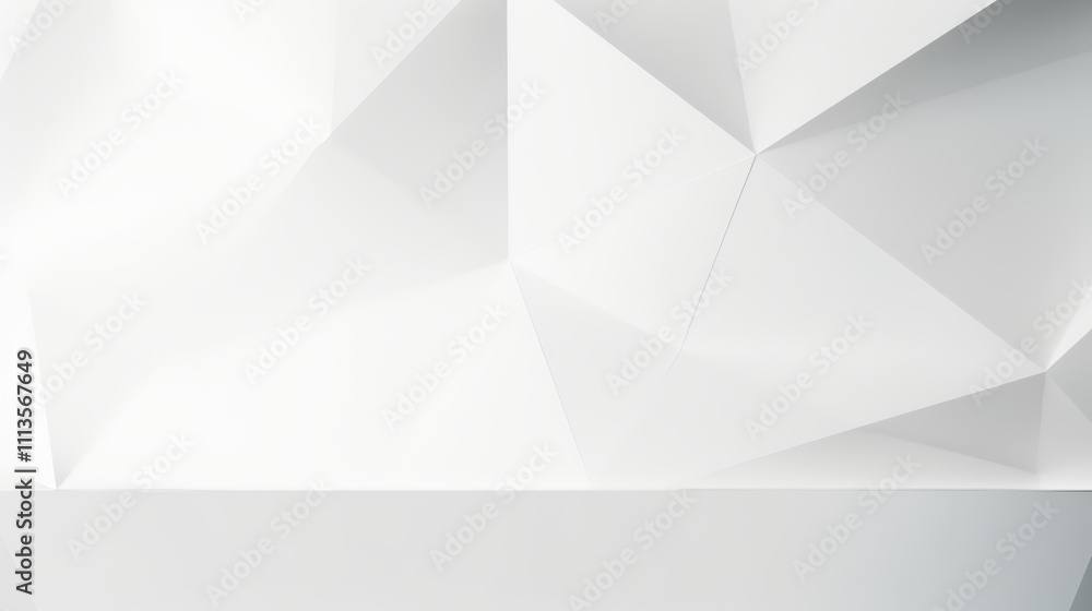 Abstract White Background with Geometric Shapes and Soft Shadows for Modern Design Projects and Creative Applications Abstract White Background with Geometric Shapes and Soft Shadows for Modern Design Projects and Creative Applications