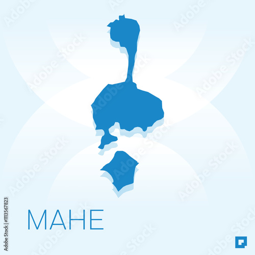 Mahé vector map, Vector map of Mahé, editable eps, AI files, Vector illustration of Mahé vector map	
