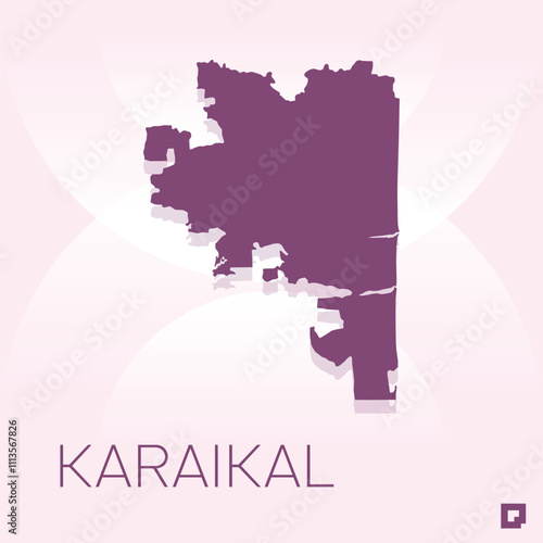 Karaikal vector map, Vector map of Karaikal, editable eps, AI files, Vector illustration of Karaikal vector map	
