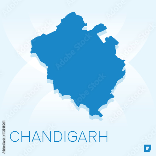Chandigarh vector map, Vector map of Chandigarh, editable eps, AI files, Vector illustration of Chandigarh vector map	
