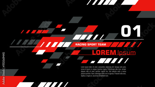 Racing background. Racing sport background design. Car race stripes. Speed line sticker design. Graphic sport decal element. Automobile decoration. Rally dynamic. Racing design with grunge style