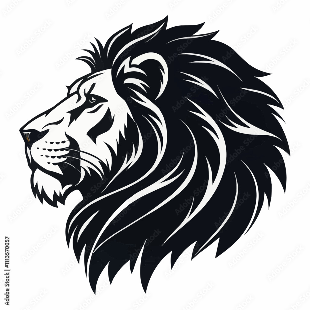 Wild Lion Vector Icon Logo Design Mascot Icon Template Wild Lion Vector Icon Logo Design Mascot Icon Template