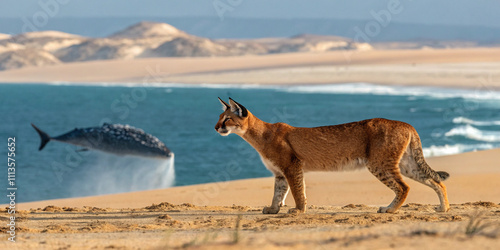 Caracal and Whale photo