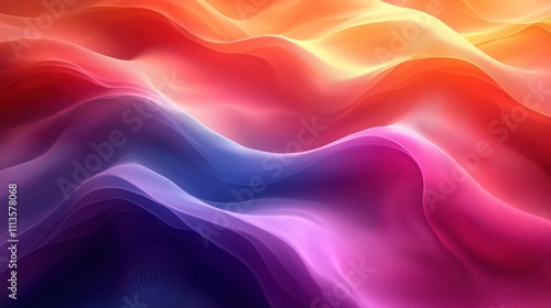 Abstract Flowing Colors: Vivid and dynamic, this image features an abstract, fluid design that captures the eye with its mesmerizing colors. The vibrant hues of red, orange, yellow, blue.