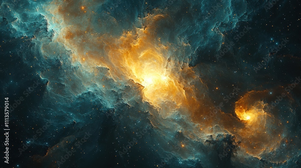 Mesmerizing Cosmic Nebula Explosion in the Depths of the Enigmatic Universe Mesmerizing Cosmic Nebula Explosion in the Depths of the Enigmatic Universe