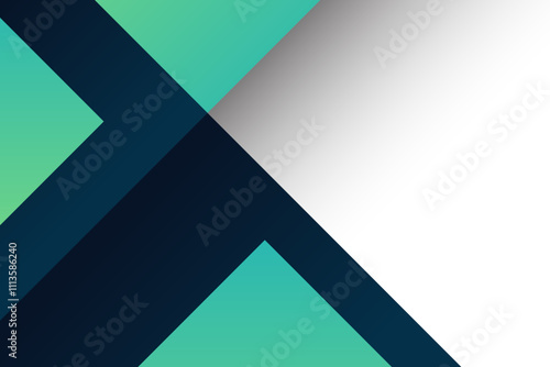 simple background with  green and navy square