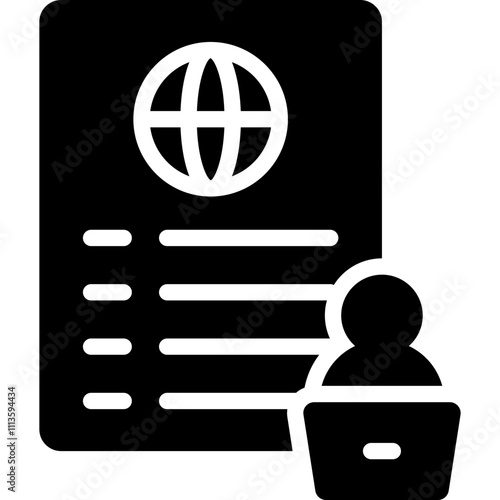 remote work policies icon