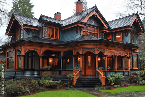 Wallpaper Mural Elegant Victorian Era Home Architectural Design Torontodigital.ca