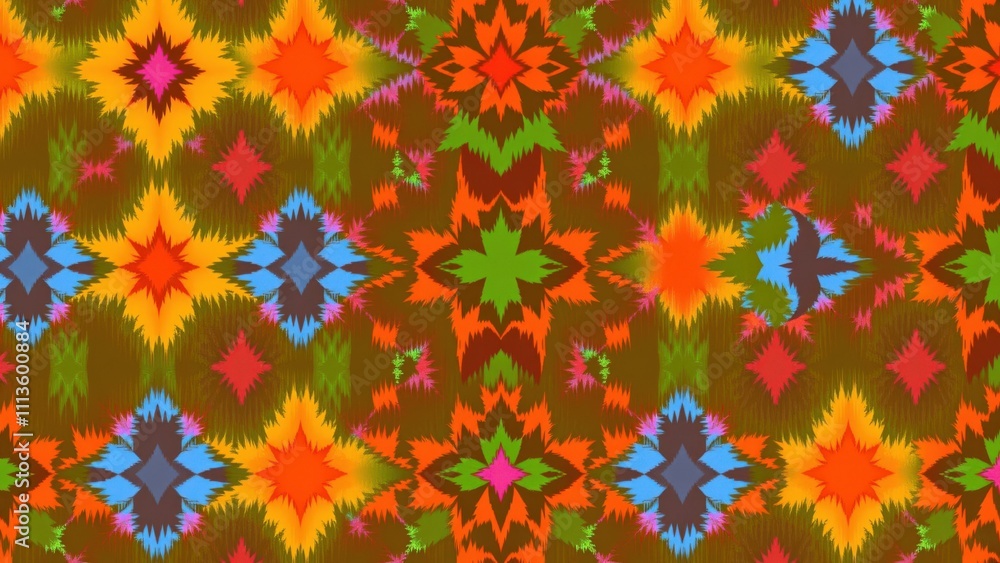 Vibrant Star Pattern Fabric: Perfect for Quilting, Crafting, and Home Decor - Bring Life to Your Projects with This Colorful and Dynamic Design Vibrant Star Pattern Fabric: Perfect for Quilting, Crafting, and Home Decor - Bring Life to Your Projects with This Colorful and Dynamic Design