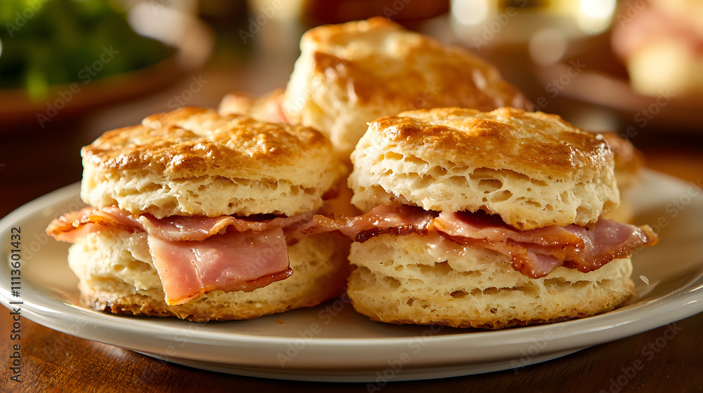 Fluffy biscuits filled with savory ham, perfect for breakfast or brunch. These delicious Virginia ham biscuits are delightful treat that brings comfort and flavor to any meal Fluffy biscuits filled with savory ham, perfect for breakfast or brunch. These delicious Virginia ham biscuits are delightful treat that brings comfort and flavor to any meal