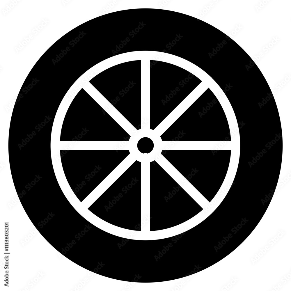 Bicycle Bike Components Glyph Icon Bicycle Bike Components Glyph Icon