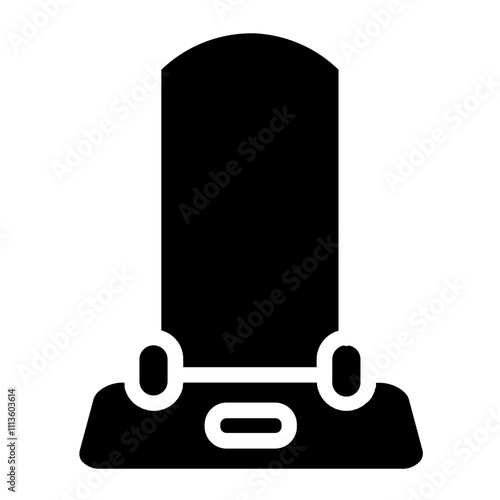 Key Lock Security Glyph Icon