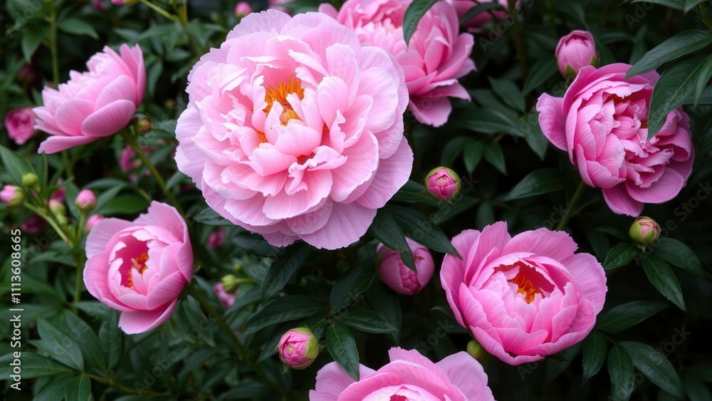 Vibrant Pink Peonies in Full Bloom: Perfect for Home Decor, Wall Art, or Greeting Cards Vibrant Pink Peonies in Full Bloom: Perfect for Home Decor, Wall Art, or Greeting Cards