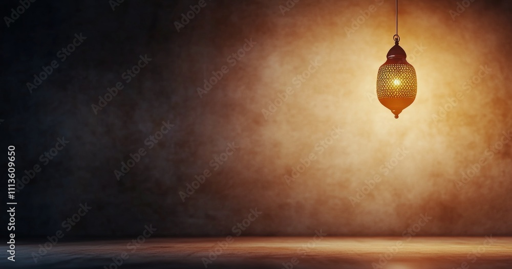 Warm glow of a lantern illuminating a soft background at dusk in a cozy setting Warm glow of a lantern illuminating a soft background at dusk in a cozy setting