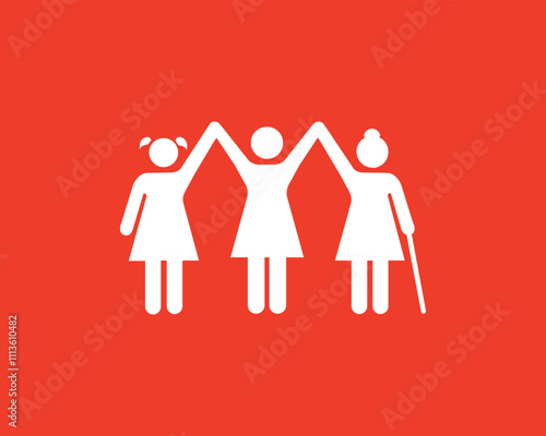 SDG Goal 5 Gender Equality Vector with Targets and Icons