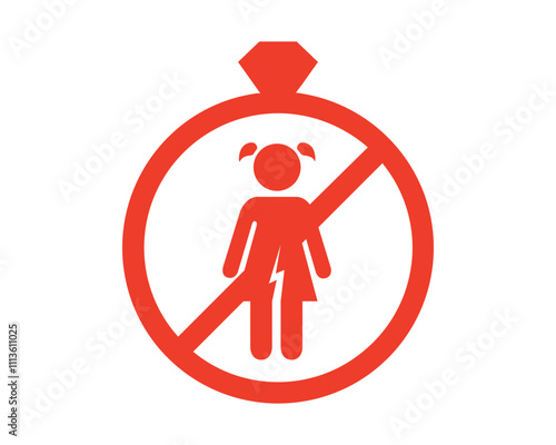 SDG Goal 5 Gender Equality Vector with Targets and Icons