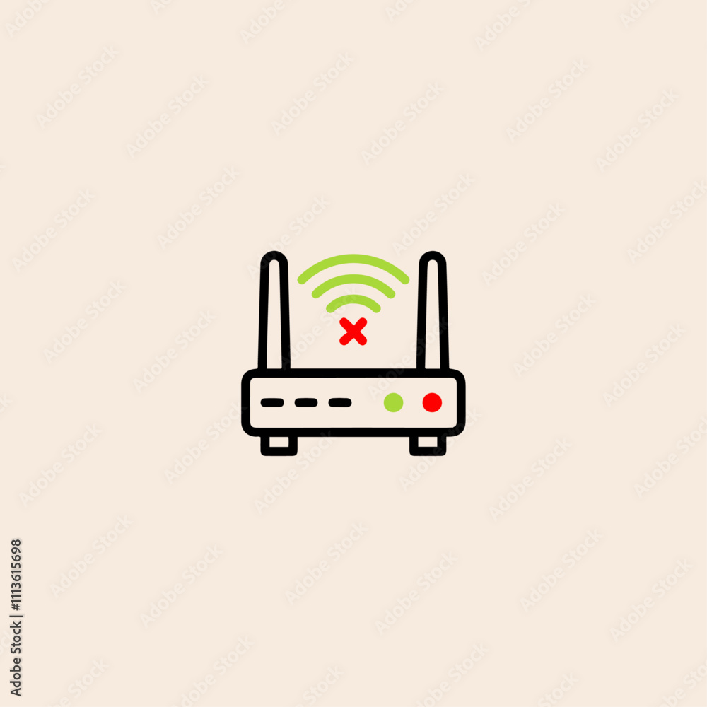 Router vector design Router vector design