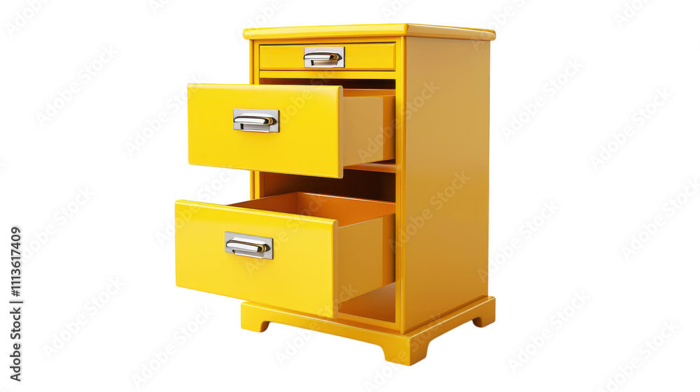 Colorful 3D Cartoonish Filing Cabinet with Open Drawers for Creative Office Spaces Colorful 3D Cartoonish Filing Cabinet with Open Drawers for Creative Office Spaces
