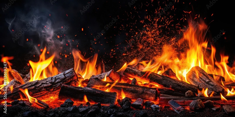 Dark black background of burnt wood with red hot embers still burning, burnt, wood, black, dark, background, red, hot, embers Dark black background of burnt wood with red hot embers still burning, burnt, wood, black, dark, background, red, hot, embers