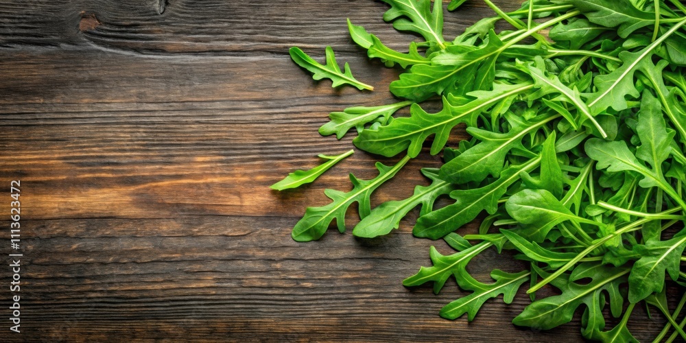 Top view of fresh arugula leaves , food, salad, green, healthy, organic, ingredient, vegetable, herb, nutrition, diet Top view of fresh arugula leaves , food, salad, green, healthy, organic, ingredient, vegetable, herb, nutrition, diet
