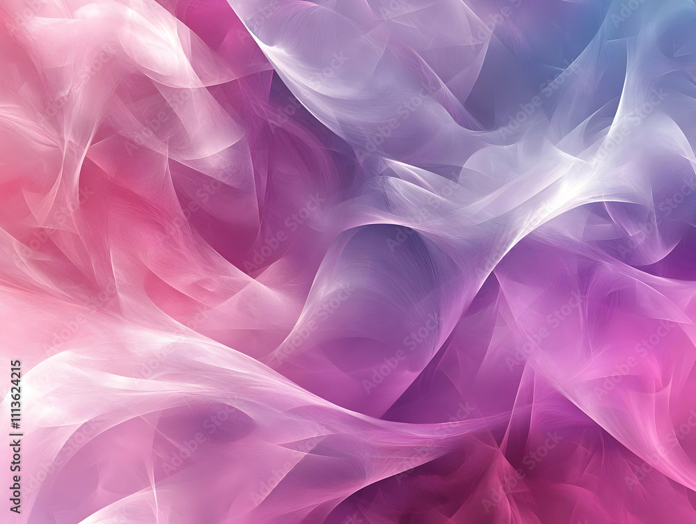 Fototapeta premium Abstract Purple Pink Wave Background Illustration