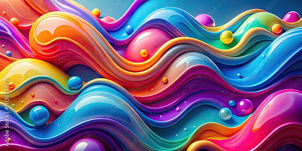 Abstract liquid shapes in a wavy pattern background, , abstract, liquid, shapes, wavy, background, design, colorful, flowing Abstract liquid shapes in a wavy pattern background, , abstract, liquid, shapes, wavy, background, design, colorful, flowing
