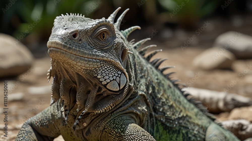 Fototapeta premium Iguana Close-Up