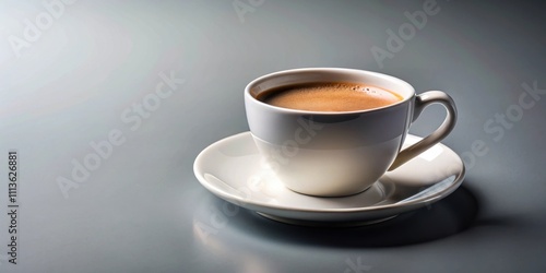 Coffee cup with saucer in a background, coffee, cup, saucer, drink, morning, isolated, white, ceramic, hot, beverage