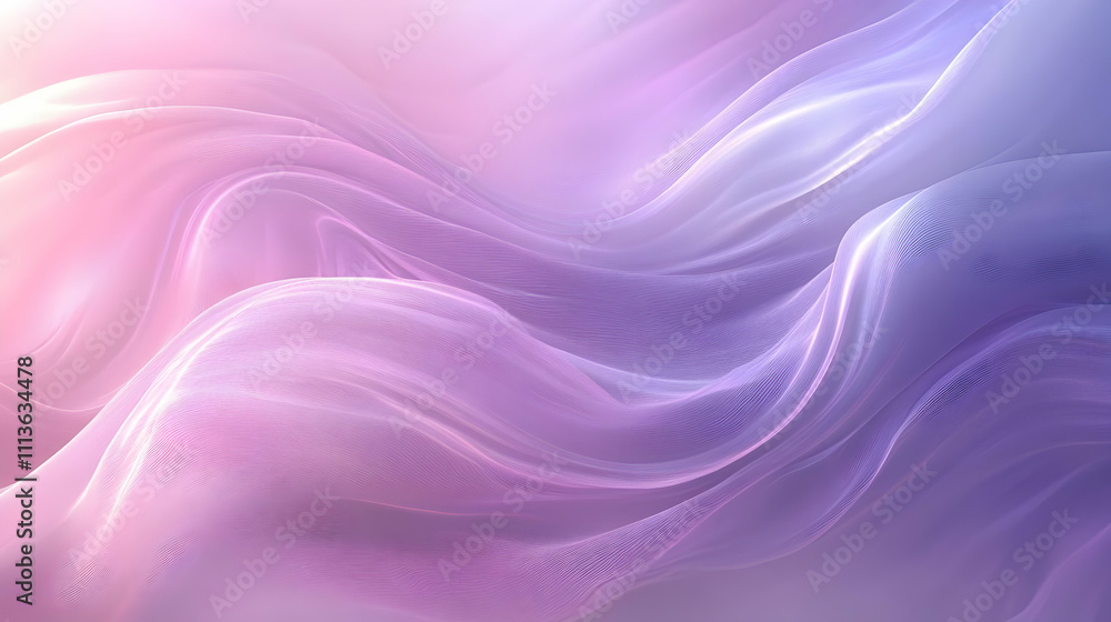 Fototapeta premium Abstract Purple Wave Background Illustration
