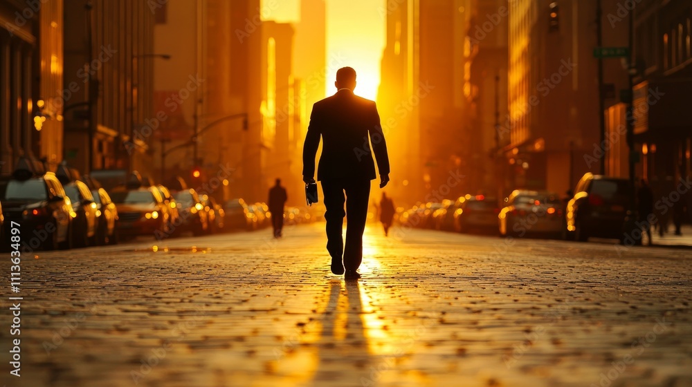 Morning Commute: Walking Through a Busy City Street
Morning Commute: Walking Through a Busy City Street