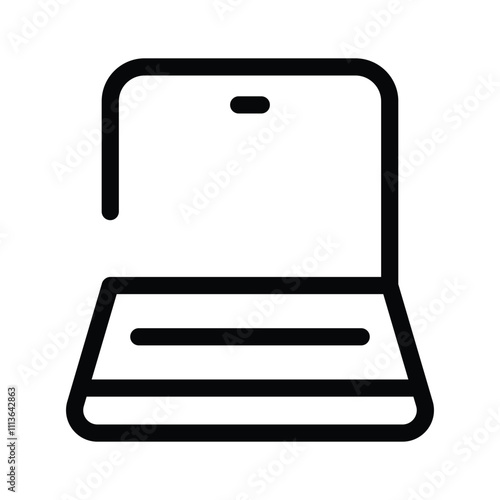 A laptop representing work, computing, or browsing.