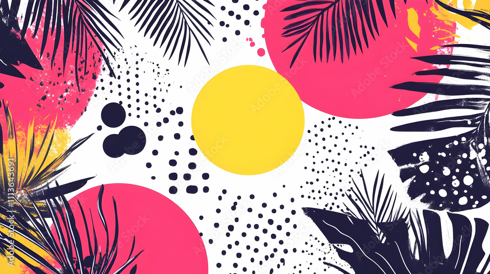 Abstract Tropical Illustration Abstract Tropical Illustration