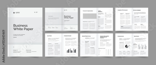 Clean Whitepaper Layout Design