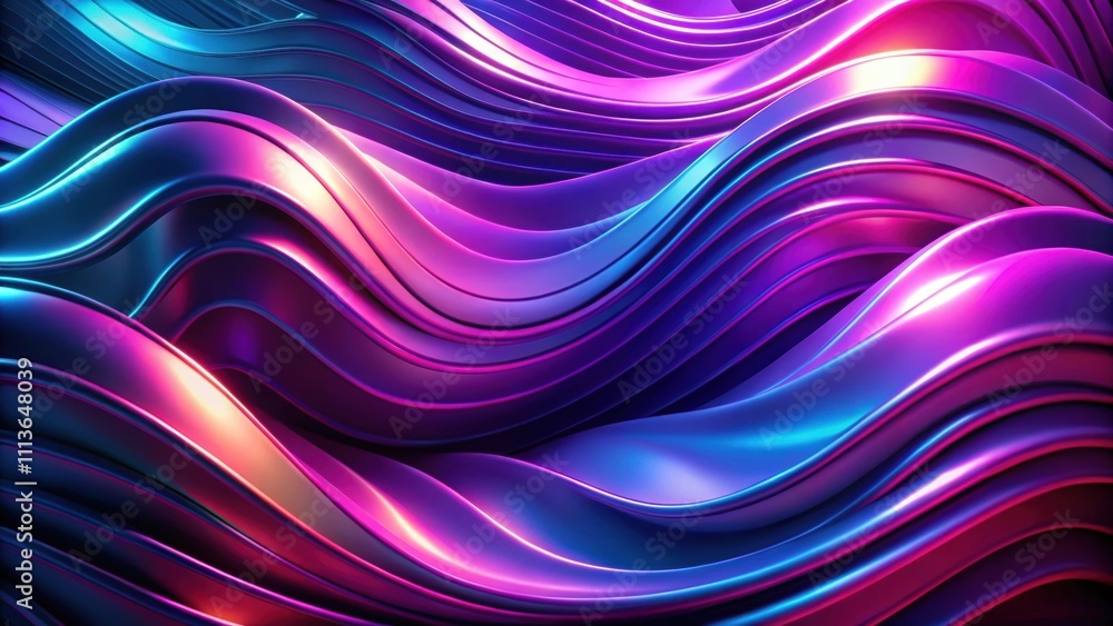 Abstract neon background with fantastic curvy shapes, layers and folds in a modern ultraviolet theme , render, abstract, neon Abstract neon background with fantastic curvy shapes, layers and folds in a modern ultraviolet theme , render, abstract, neon