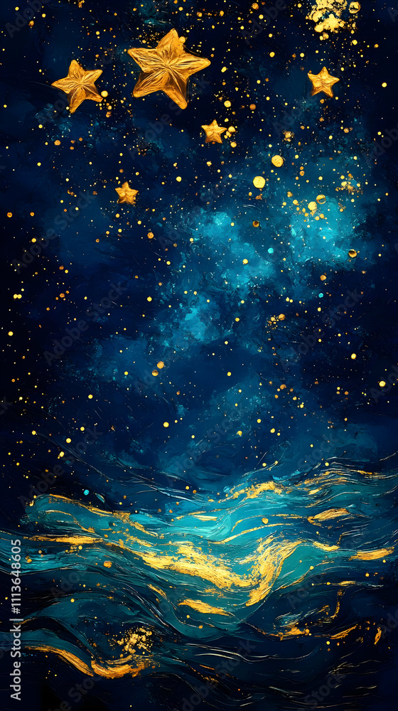 Celestial Abstract Background Celestial Abstract Background