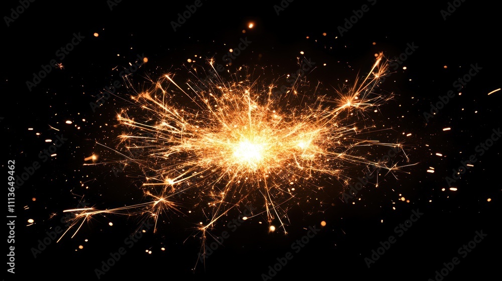 custom made wallpaper toronto digitalfireball explosion with sparks and embers on a solid black background