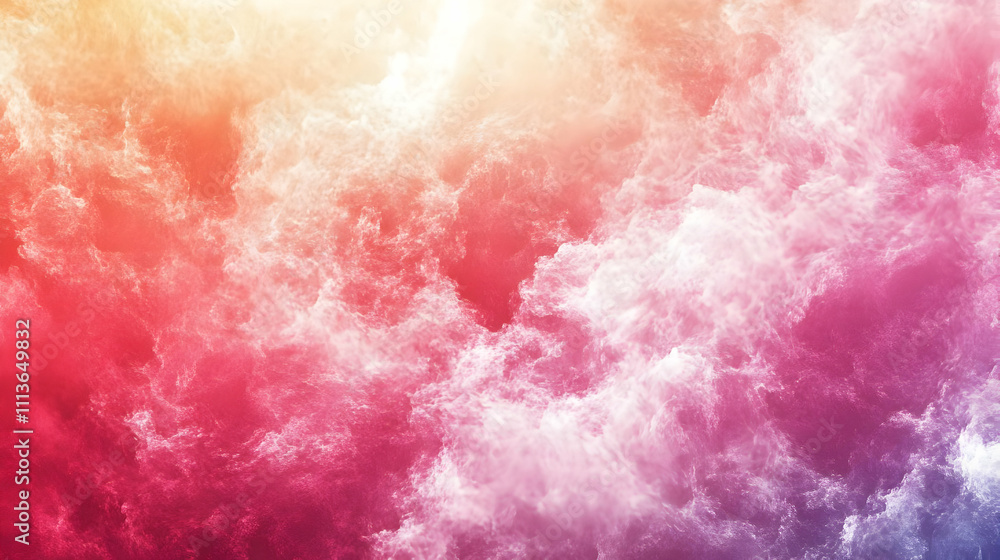 Fototapeta premium Abstract Colorful Cloud Background