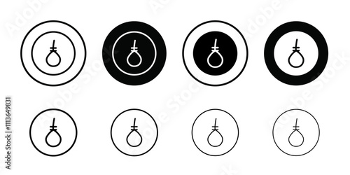 gallows icon Outline vector for web ui